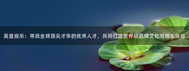门徒平台注册登录：英皇娱乐：寻找全球顶尖才华的优秀人才，共同打造世界级品牌文化与娱乐体验